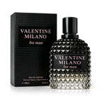 Valentine Milano Men 100ml Charming Men's Cologne – Rich, Long-Lasting Fruity Woody & Musk Fragrance, Perfect for Any Occasion, Exquisite Gift.