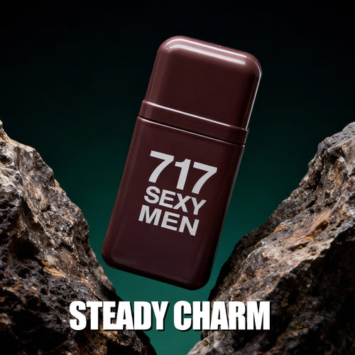 717 Sexy Men Fragrance For Men - Magnetic, Fresh And Seductive - Notes Of Vanilla, Guaiac Wood, Sandalwood, Amber And Musk - Sensual, Amber Fougere Fragrance - Edt Spray - 3.4 Oz