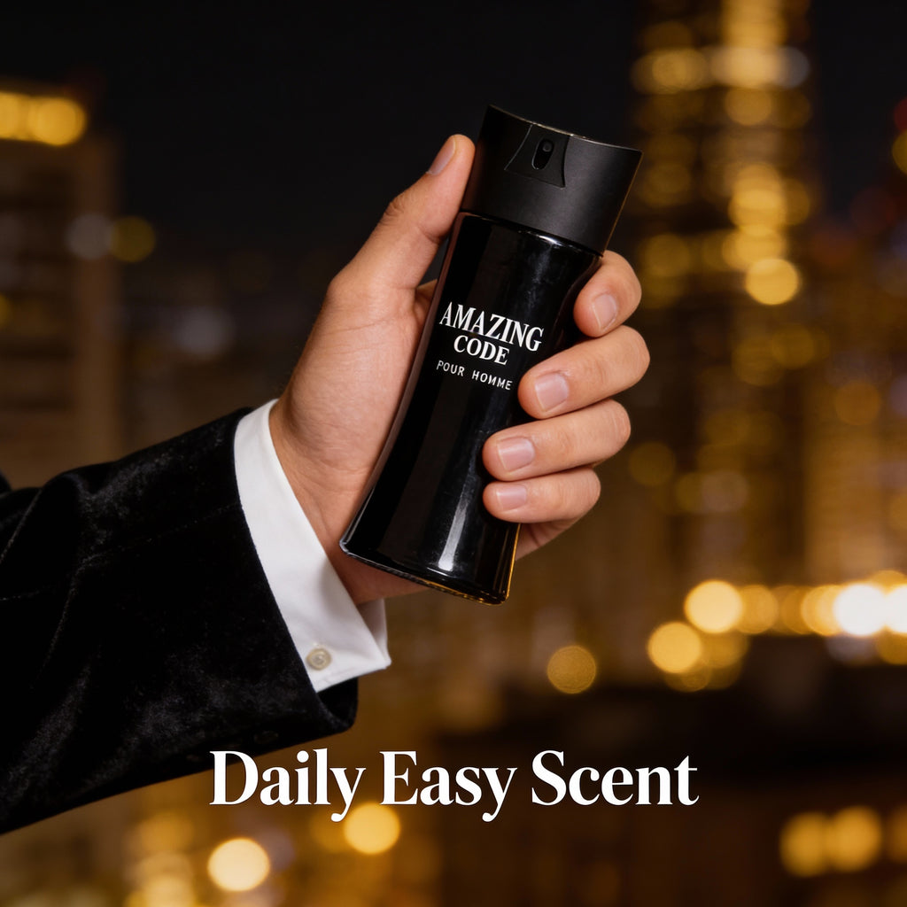 Amazing Code Perfume for Men 100ml Eau de Toilette - Woody Ambery Mens Cologne