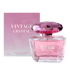 Vintage Crystal Women Perfume 3.4Fl Oz Eau De Parfum With Amber, Musk and Red Woods Notes