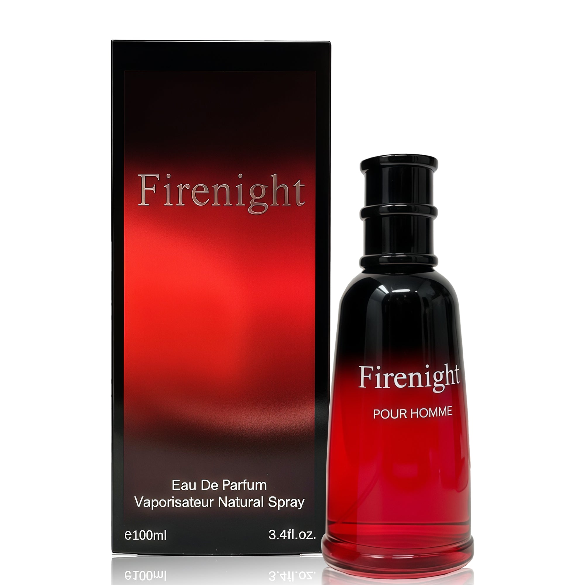 Firenight Men Cologne 3.4Fl Oz Eau De Toilette Notes with Nutmeg Flower, Lavender, Cedar, Chamomile