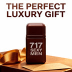 717 Sexy Men Fragrance For Men - Magnetic, Fresh And Seductive - Notes Of Vanilla, Guaiac Wood, Sandalwood, Amber And Musk - Sensual, Amber Fougere Fragrance - Edt Spray - 3.4 Oz