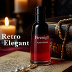Firenight Men Cologne 3.4Fl Oz Eau De Toilette Notes with Nutmeg Flower, Lavender, Cedar, Chamomile