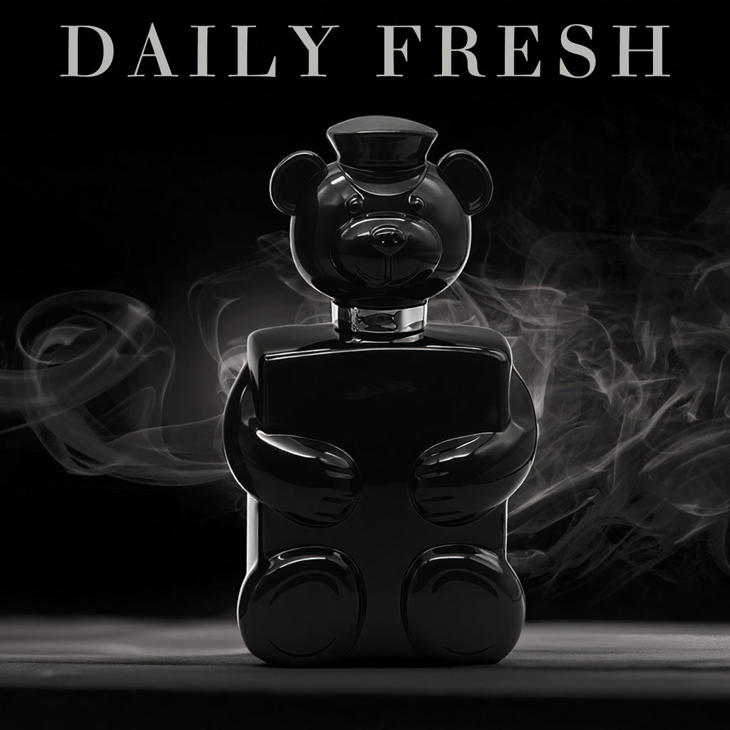 Honey Bear Black Men Cologne 100ml Eau de Parfum Spray Long Lasting Fragrance for Daily Use