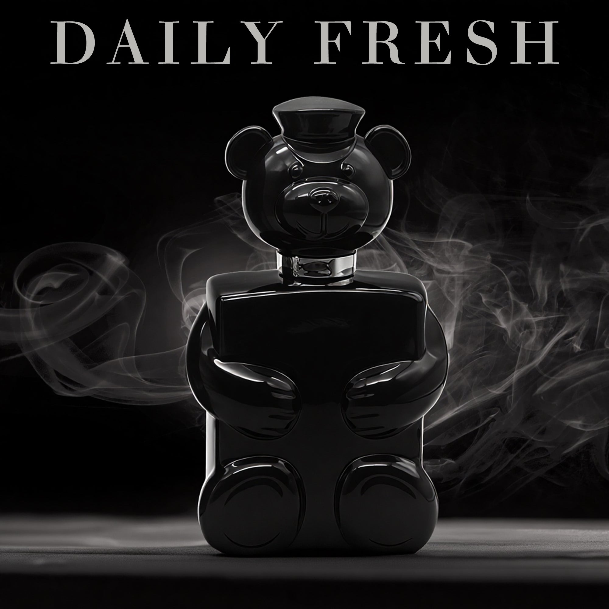 Honey Bear Black Men Cologne 100ml Eau de Parfum Spray Long Lasting Fragrance for Daily Use