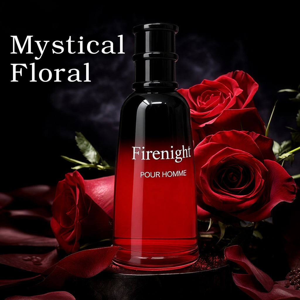 Firenight Men Cologne 3.4Fl Oz Eau De Toilette Notes with Nutmeg Flower, Lavender, Cedar, Chamomile
