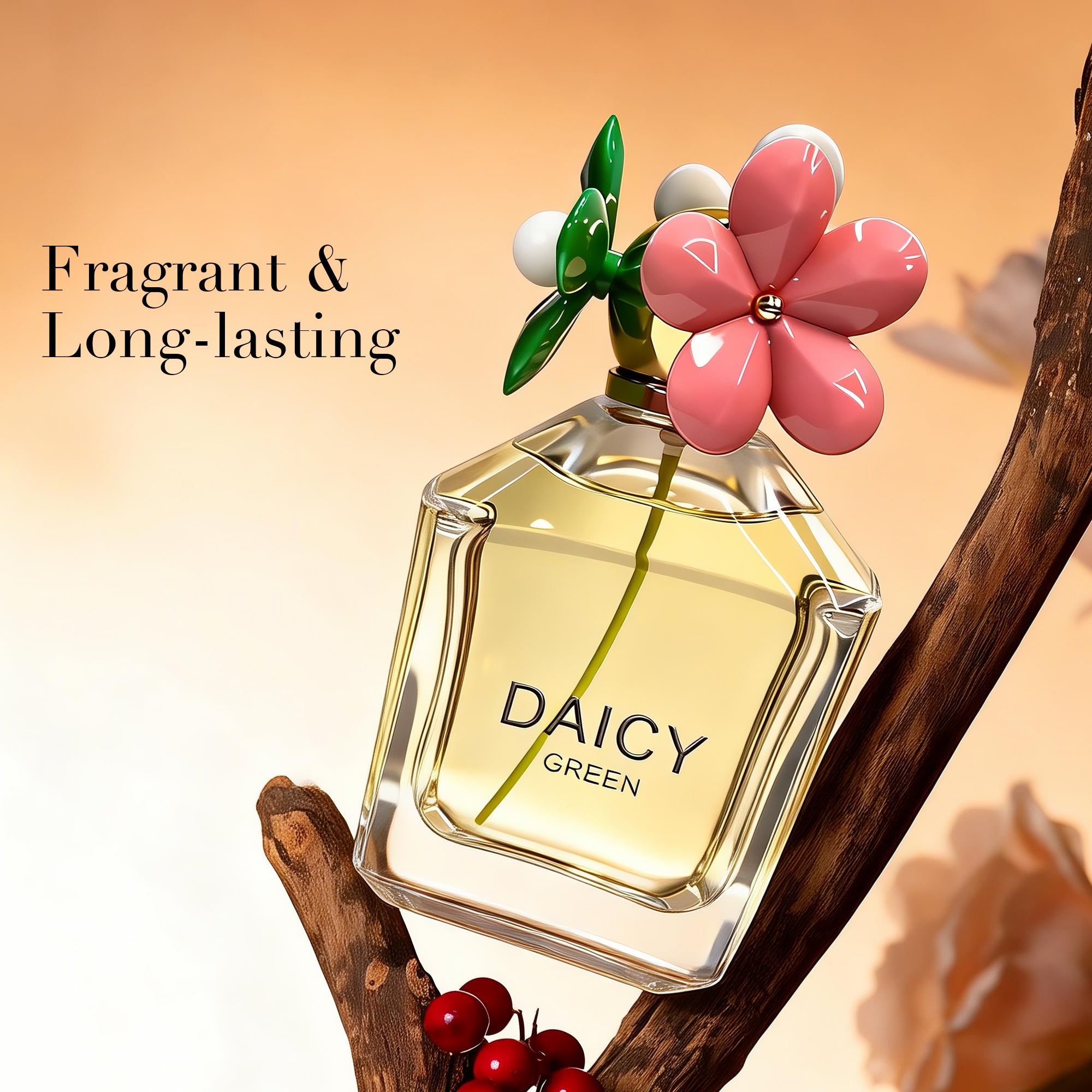 Daicy Green Women Eau de Parfum - Adventurous Floral Perfume - With Notes of Banana Blossom Accord, Jasmine & Macadamia Accord, Sandalwood & Vetiver des Sables
