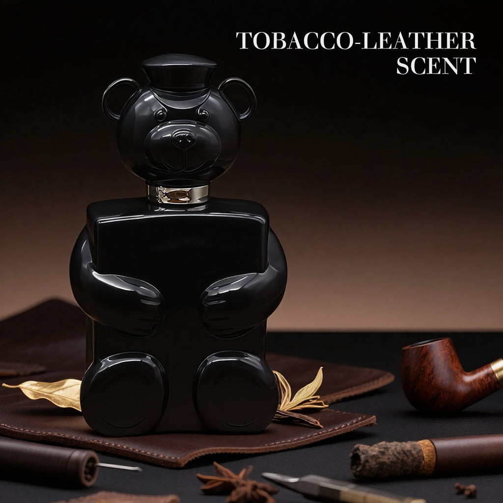 Honey Bear Black Men Cologne 100ml Eau de Parfum Spray Long Lasting Fragrance for Daily Use