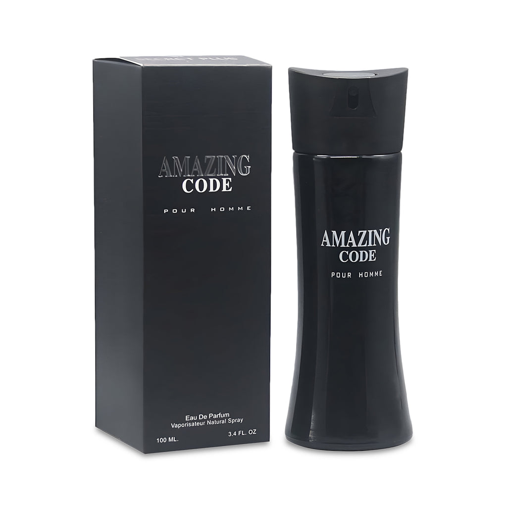 Amazing Code Perfume for Men 100ml Eau de Toilette - Woody Ambery Mens Cologne