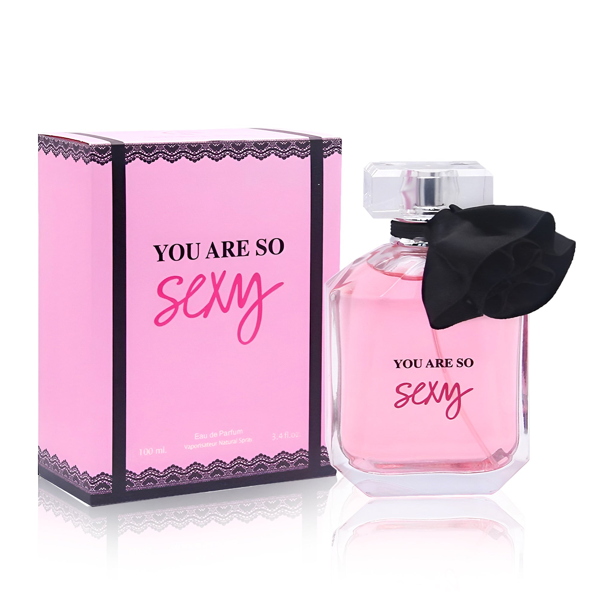 You are So Sexy Women Eau De Parfum - Floral Fruity Fragrance with Sugary Sweet Scent - Bergamot, Apple & Whipped Cream - Fresh, Sweet & Creamy - Luxurious Aroma in 100ml Bottle - Paraben Free