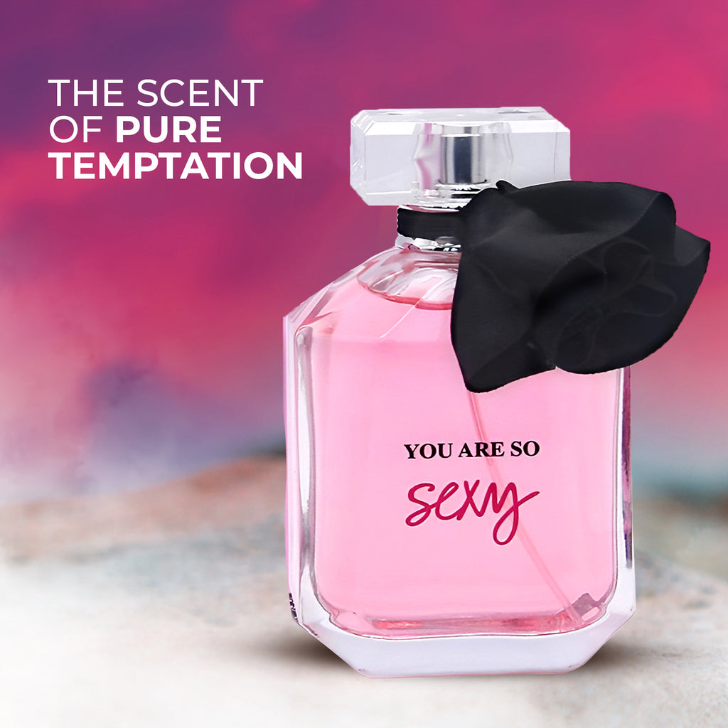 You are So Sexy Women Eau De Parfum - Floral Fruity Fragrance with Sugary Sweet Scent - Bergamot, Apple & Whipped Cream - Fresh, Sweet & Creamy - Luxurious Aroma in 100ml Bottle - Paraben Free