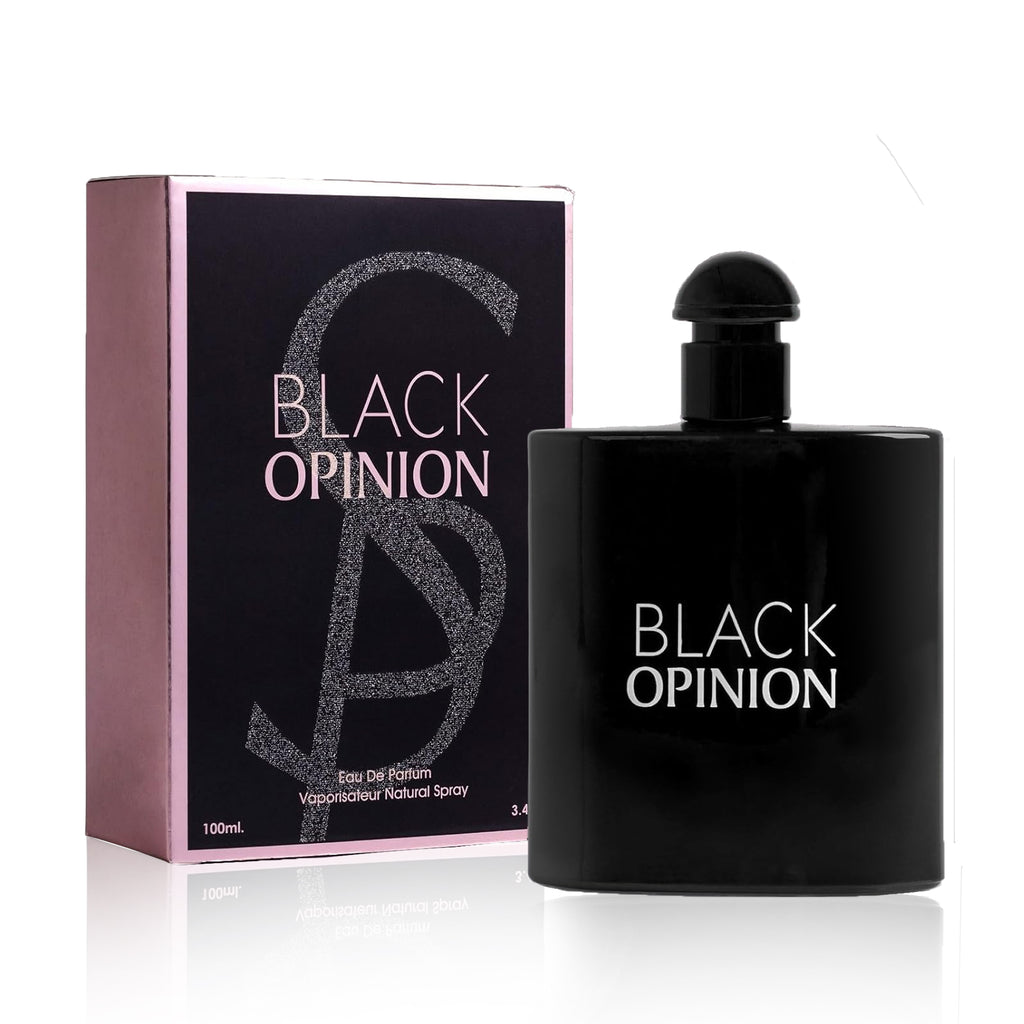 Black Opinion Women Perfume 3.4Fl Oz Eau De Parfum Spray Floral Perfume - With Notes of Banana Blossom Accord, Jasmine & Rose, Sandalwood