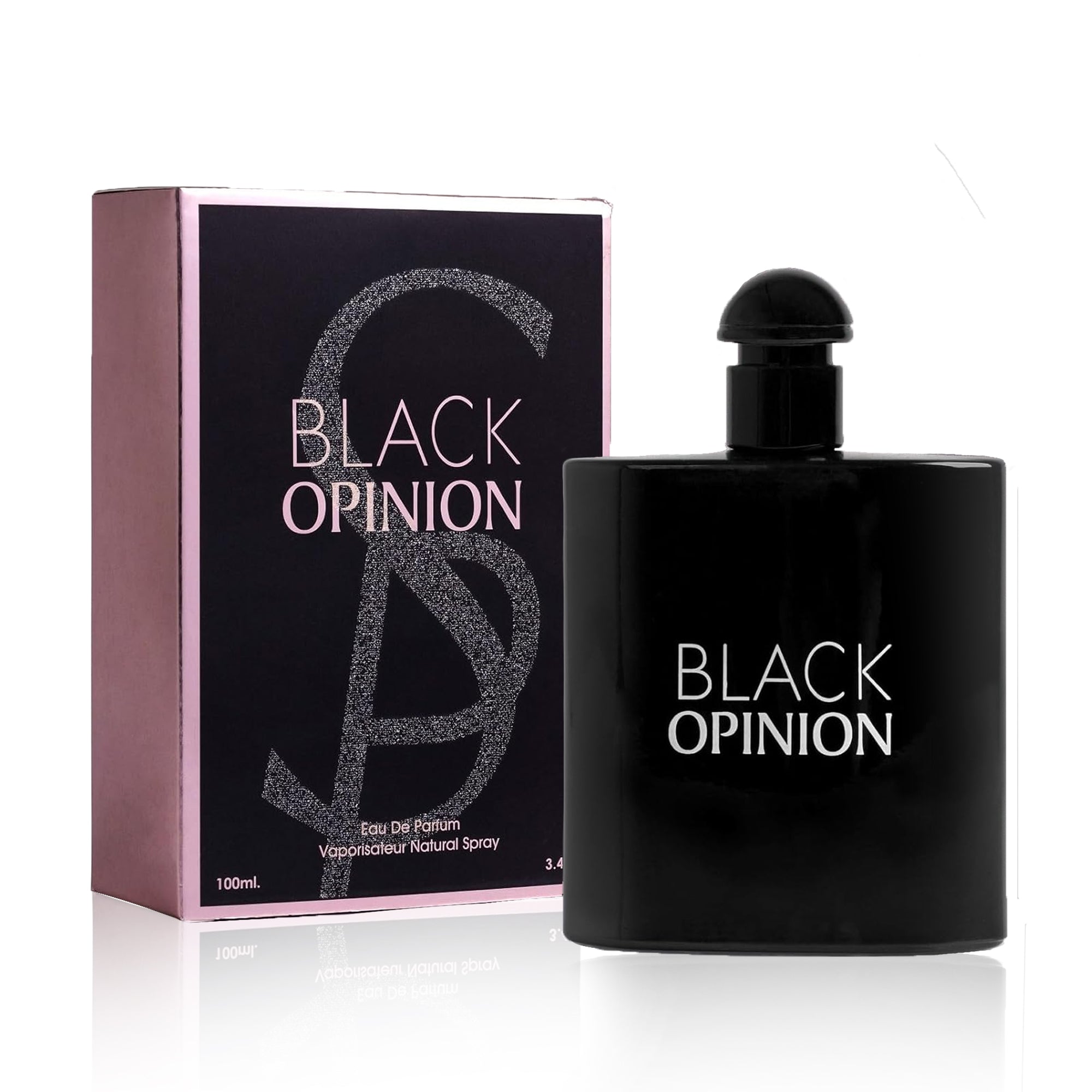 Black Opinion Women Perfume 3.4Fl Oz Eau De Parfum Spray Floral Perfume - With Notes of Banana Blossom Accord, Jasmine & Rose, Sandalwood