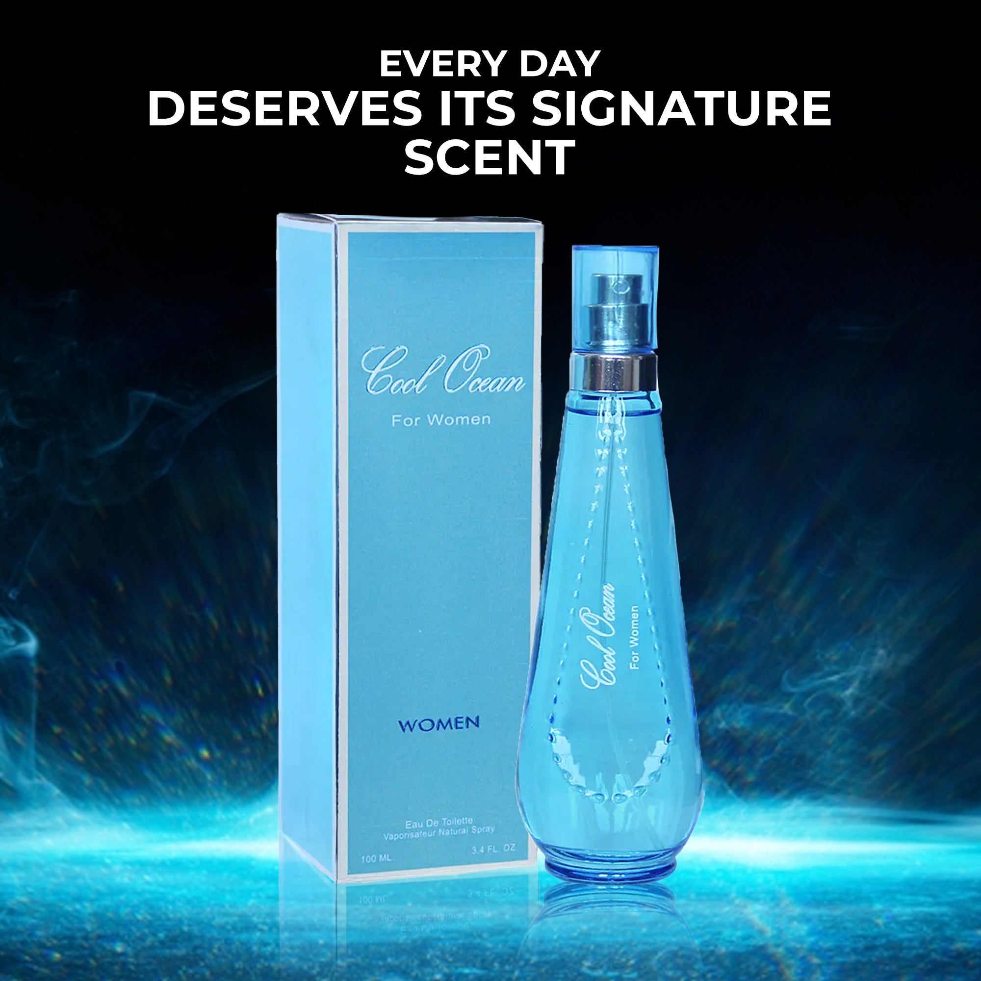 Cool Ocean For Women Perfume 100ml Eau De Parfum Long Lasting Fragrance