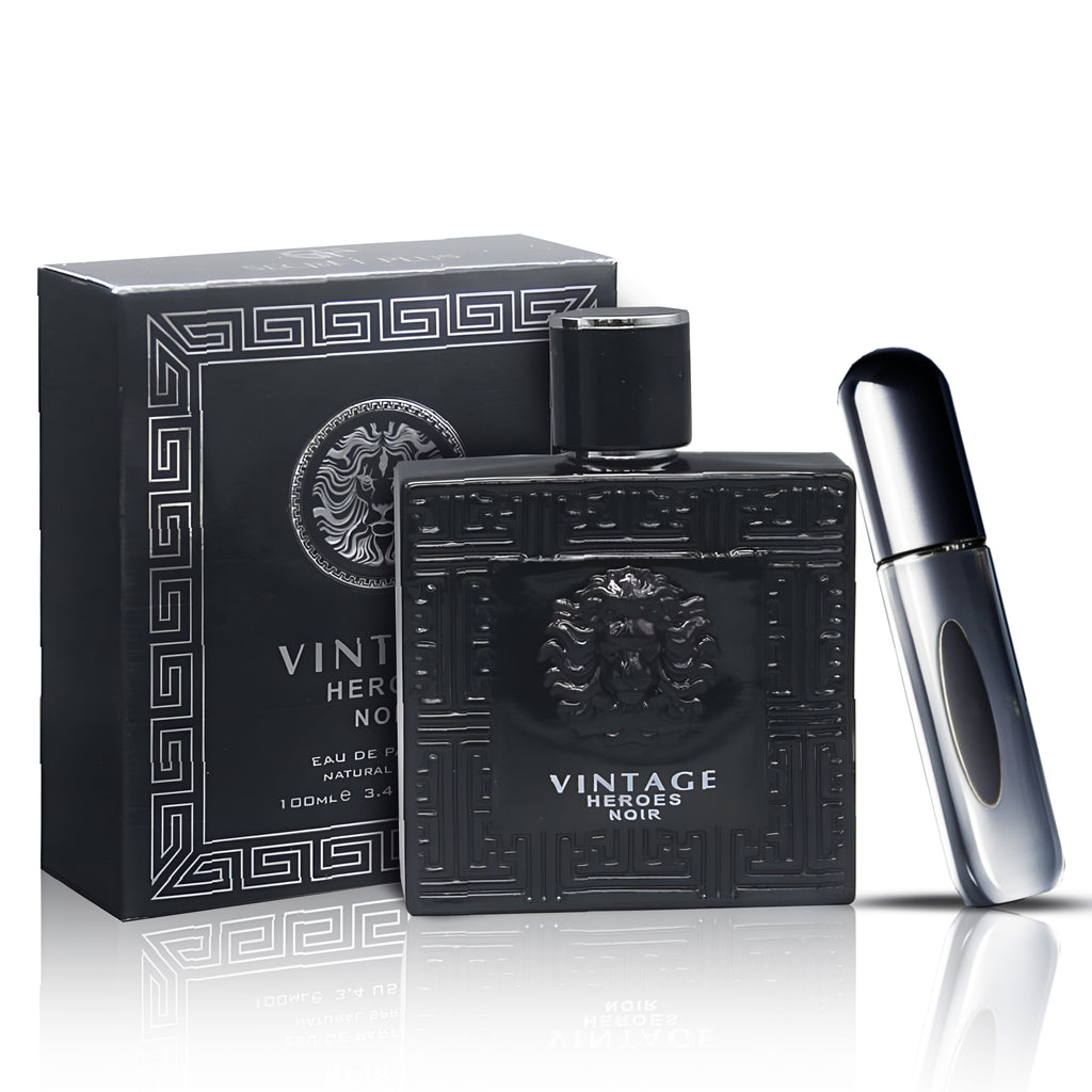 Vintage Heroes Noir AFLUXE PERFUME men perfume bottle