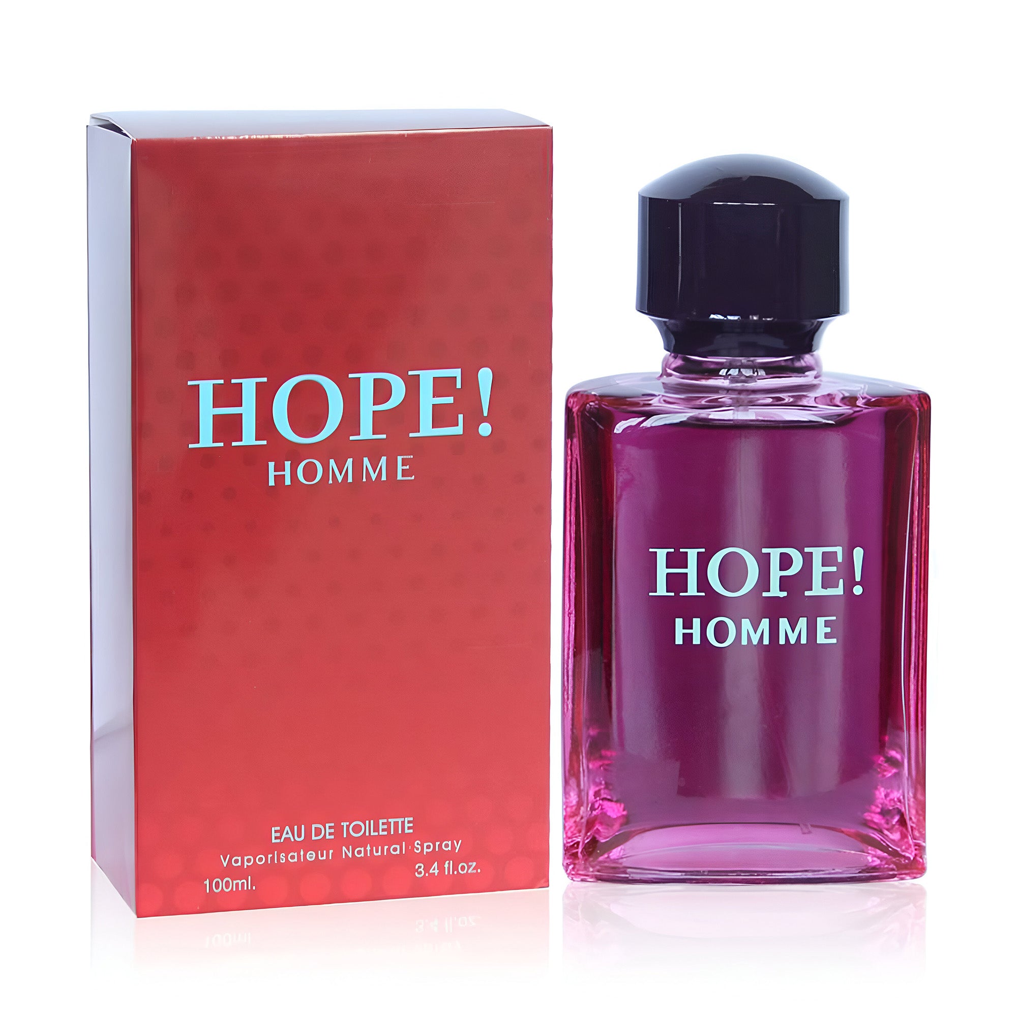 Hope Homme for Men - 100ml Eau De Parfum Spray for Men - Spicy Floral & Intense Fragrance, Warm Scent That Lasts All Day, Gift for Men for All Occasions