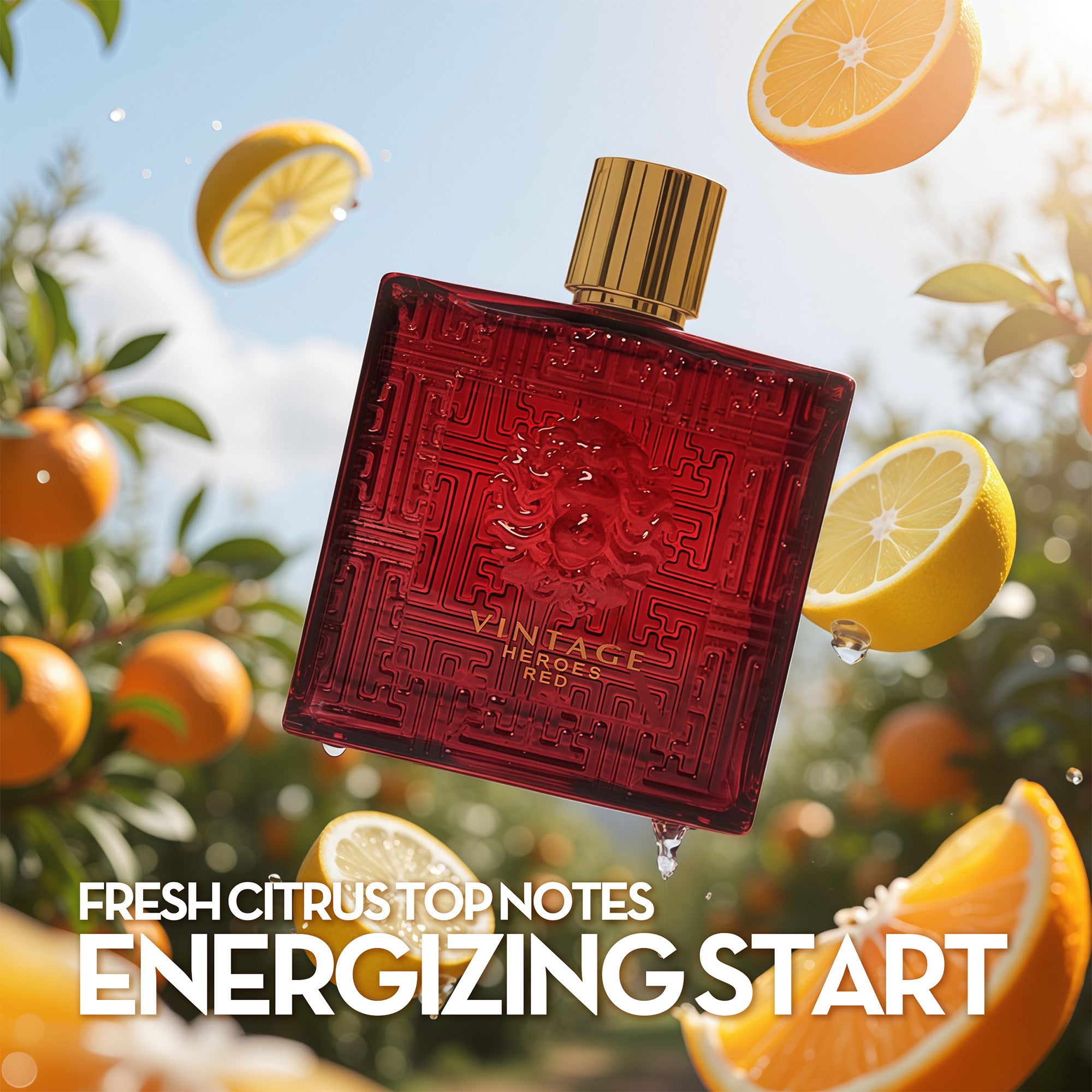 Vintage Heroes Red AFLUXE PERFUME men perfume image 5