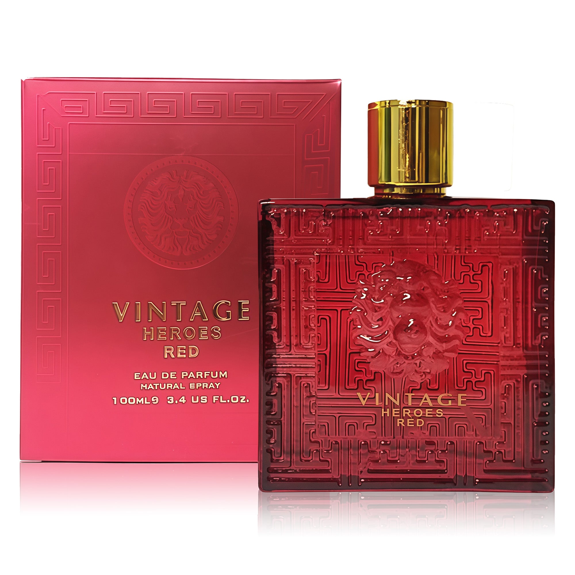 Vintage Heroes Red AFLUXE PERFUME men perfume bottle