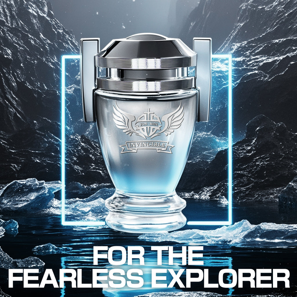 Invincible Grey AFLUXE PERFUME men perfume bottle