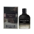 Valencia UOMO for Men Eau De Parfum - Woody Aromatic Fragrance - Floral Twist Blended with a Cool Facet of Mineral Notes & Salt - Edgy yet Masculine Scent - Cologne or Everyday Use - 100ml Bottle