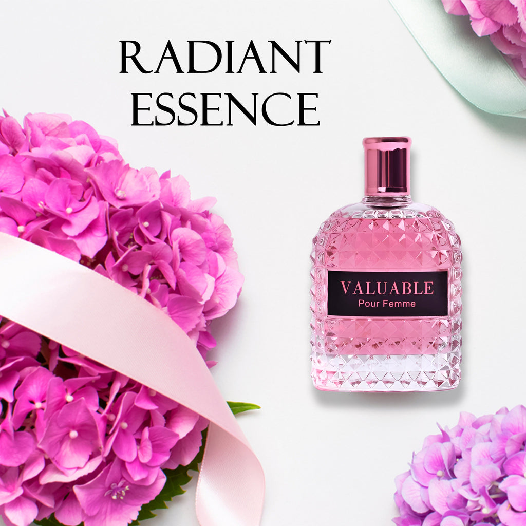 Valuable Women Perfume 3.4 Fl Oz Eau De Parfum Floral Long Lasting Fragrance