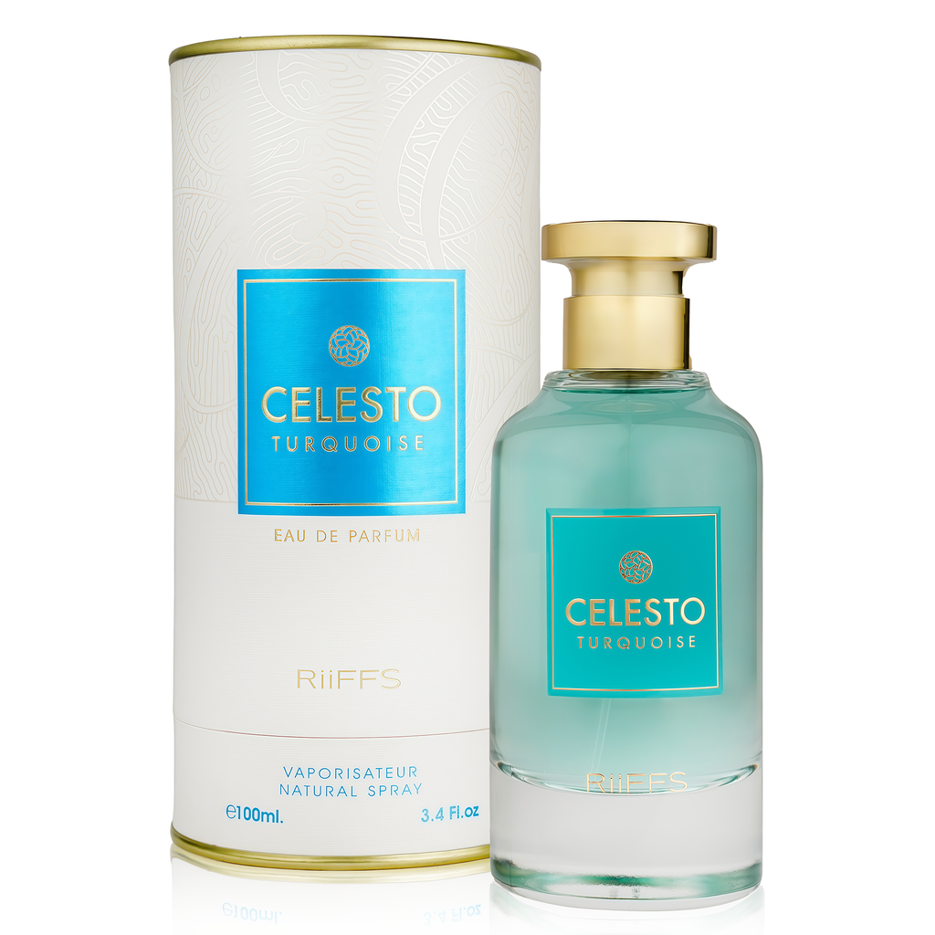 Celesto Turquoise AFLUXE PERFUME women perfume bottle