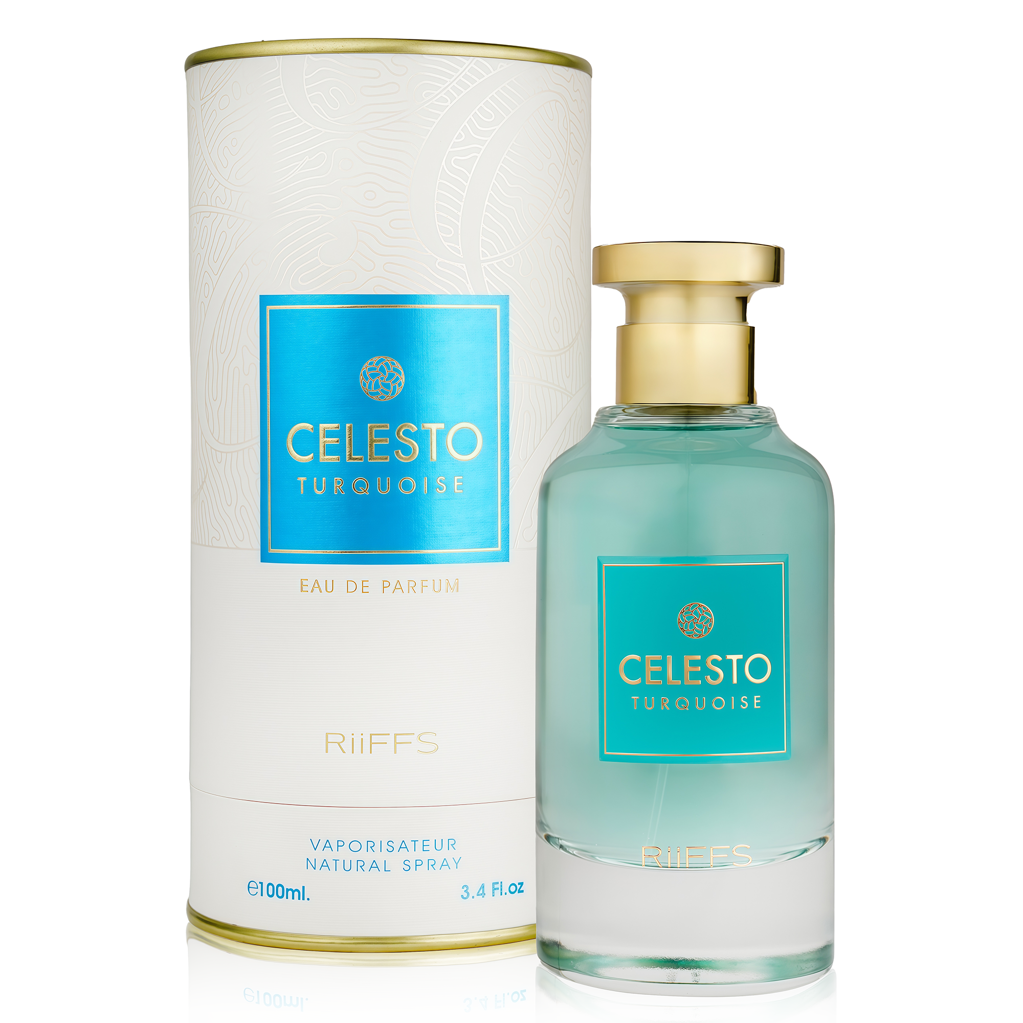 Celesto Turquoise AFLUXE PERFUME women perfume bottle