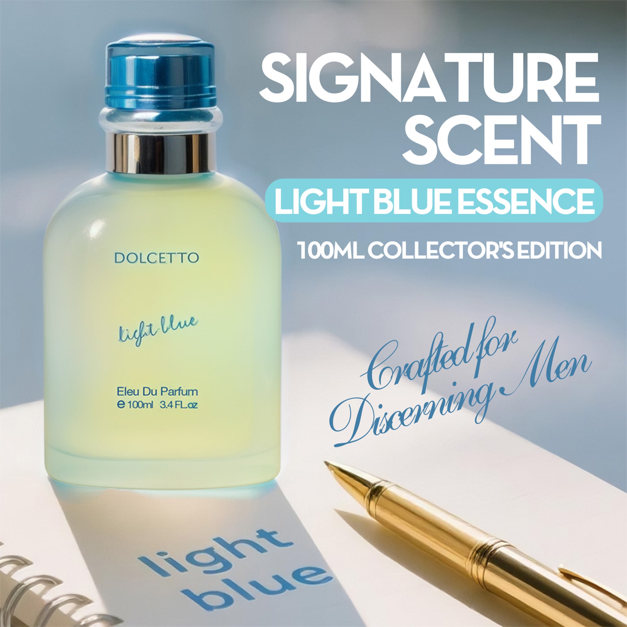 Dolcetto Light Blue AFLUXE PERFUME men perfume image 6