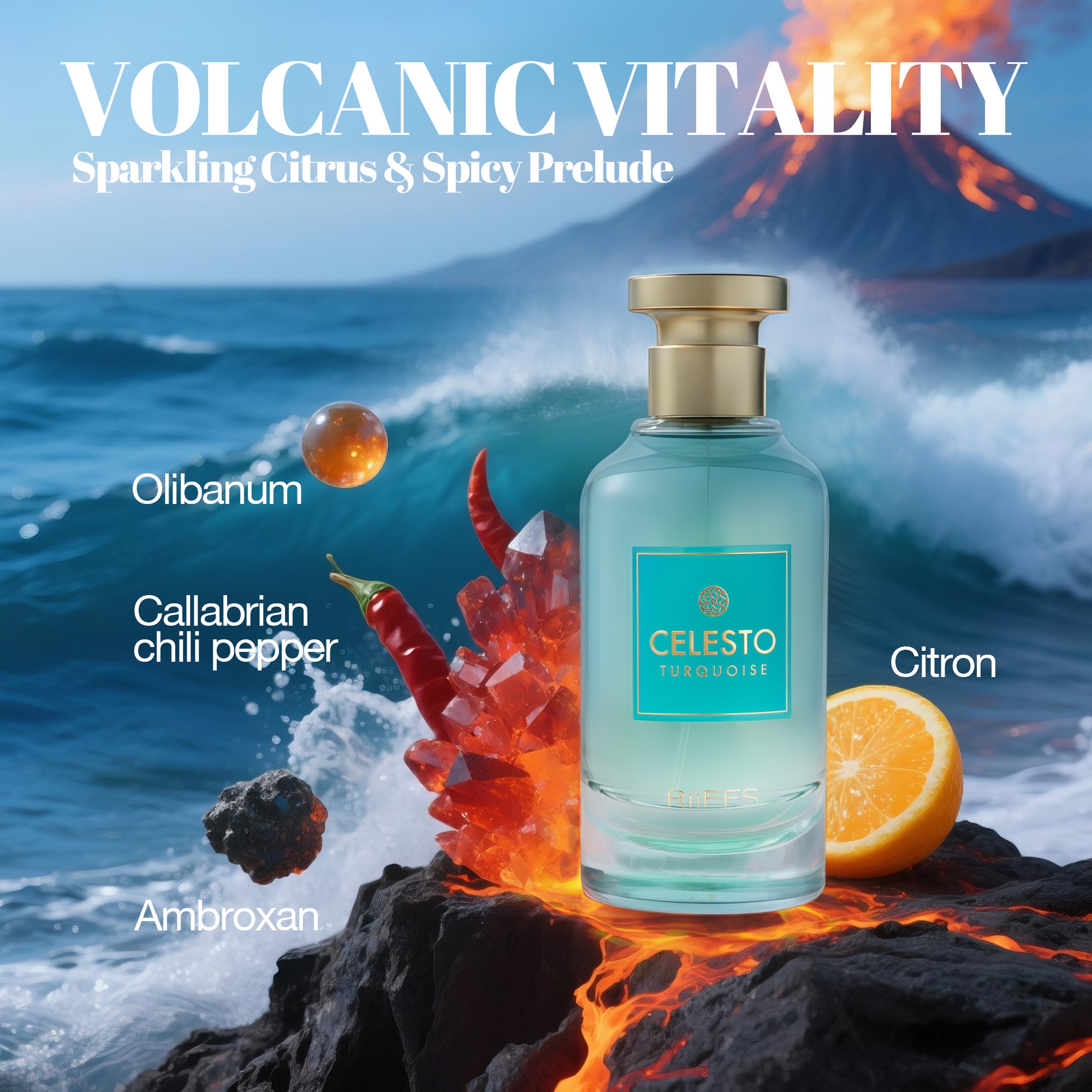 Celesto Turquoise AFLUXE PERFUME women perfume image 3